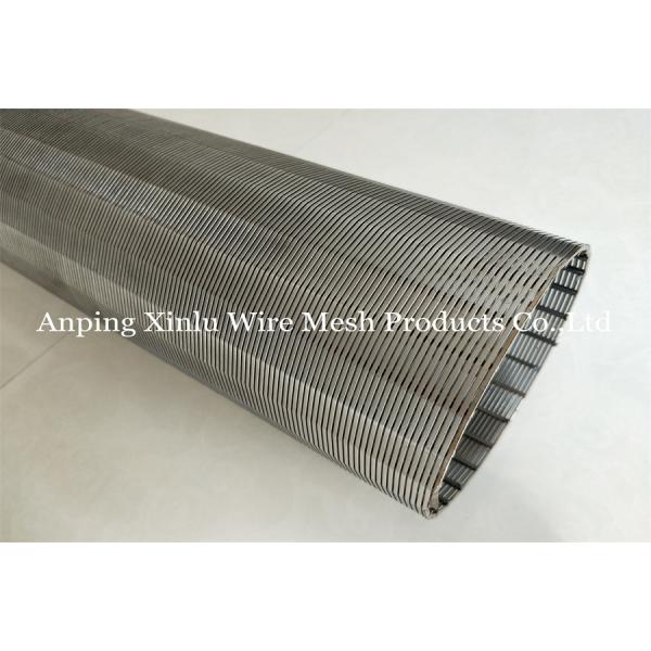Continuous Slot Stainnless Steel 304 Johnson Wedge Wire Screen Tubes 8“ X 10ft