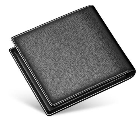 Custom Mens Stylish Leather Wallet , Minimalist Trendy Mens Wallets