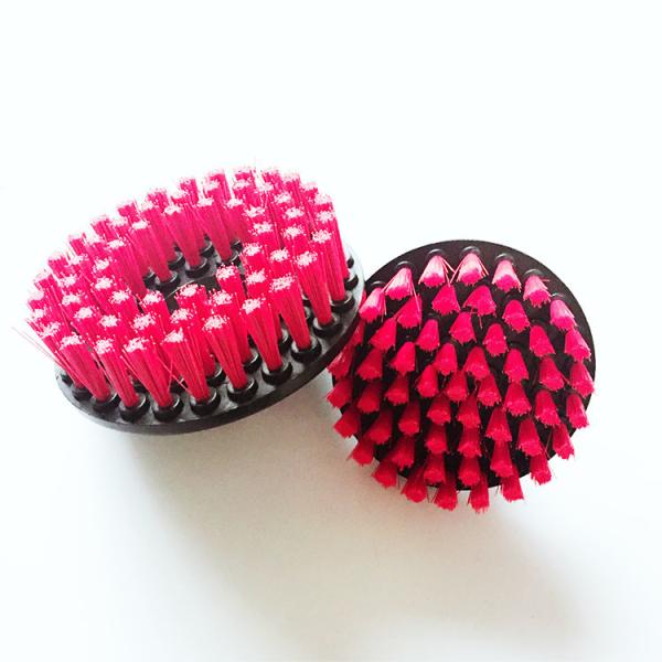 PP Handle Electric Drill Cleaning Brush 11cm Car Wash Drill Attachment