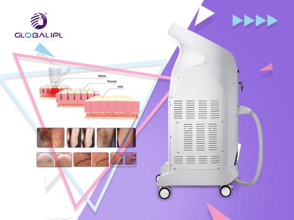 Big Powerful Three Wavelengths Facial Hair Removal Laser Machine 2700W Output Power