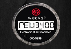 Effortless Mileage Tracking WGCVS 600-9999 Digital Hubodometer for Trucks and Trailers