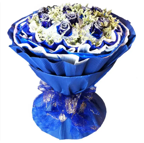 Assorted Color Florist Stripe Paper Rolls Soft Stripe Craft Paper For Flower Wrapping Gift Packaging