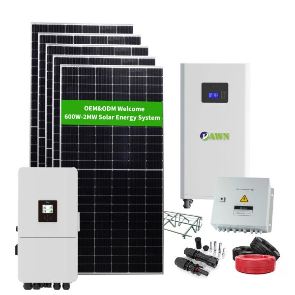 25kw 30kw 15kwh Lithium Battery Factory Price Solar Panels Residential Hybrid Solar Energy System for Home Off Grid Full Set