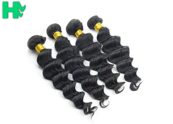 Grade 7A Brazilian Natural Human Hair Extensions Remy Deep Wave 100% Human Hair Weft