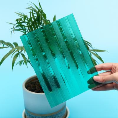 4mm Polycarbonate Embossed Sheet Clear Prismatic