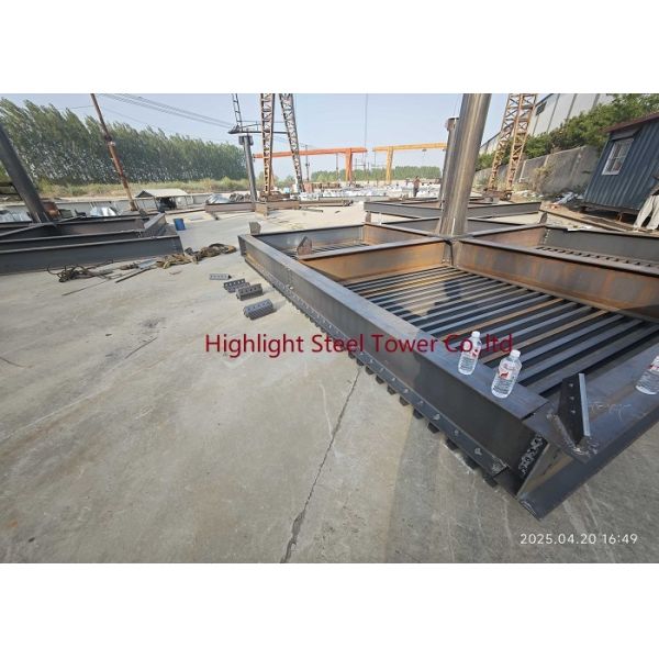 Pre Fabricated Foundation Rapid Deployment Tower 3 Or 4 Legs Lattice