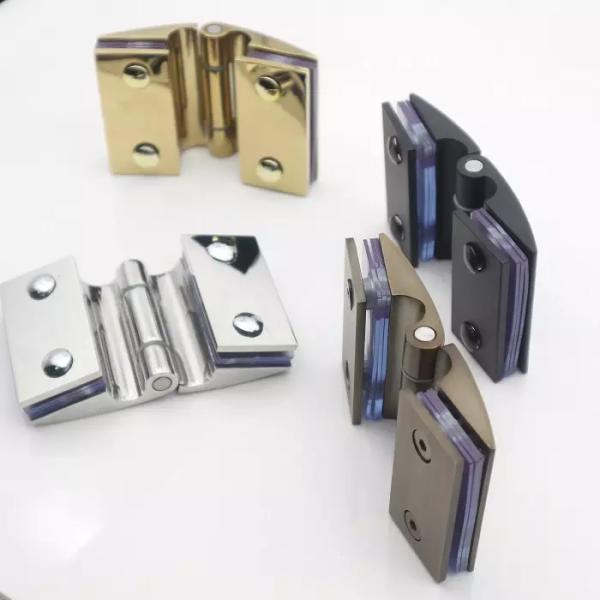 High Quality Glass Clamp Hinge Heavy Duty Glass to Glass Shower Door Hinge