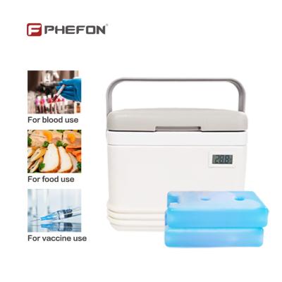 Medical Coleman Ice Cooler Box 5 Liters Fishing Cool Box White