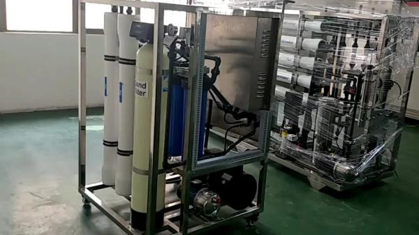 FRP Filter Seawater RO Plant Solar Powered 20-30% Recovery rate