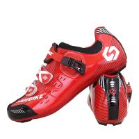 Chaussures réglables de bicyclette de course sur route de boucle, chaussures de recyclage de la route des hommes étanches à l'humidité
