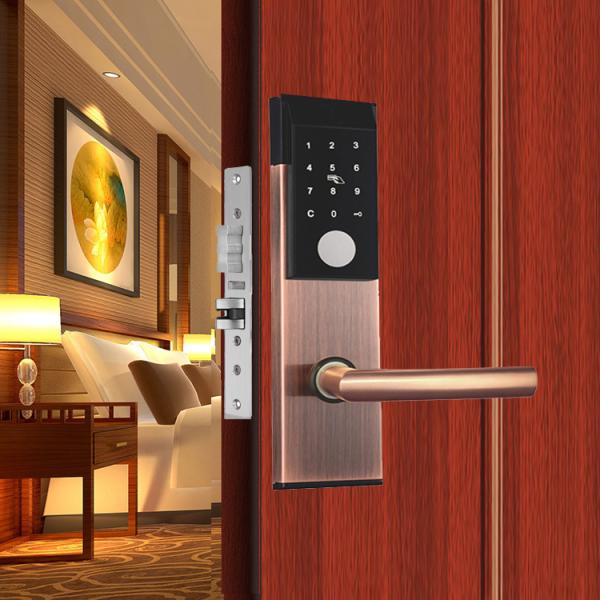 Password FCC Password Smart Lock 77mm Keyless Card Entry Door Locks