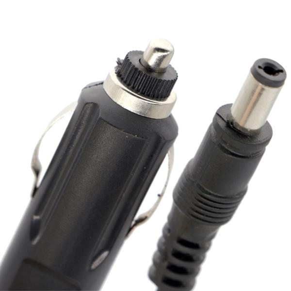 12V 3A 5.5x2.1mm Cigarette Lighter Male Plug to DC Car Charger Cable