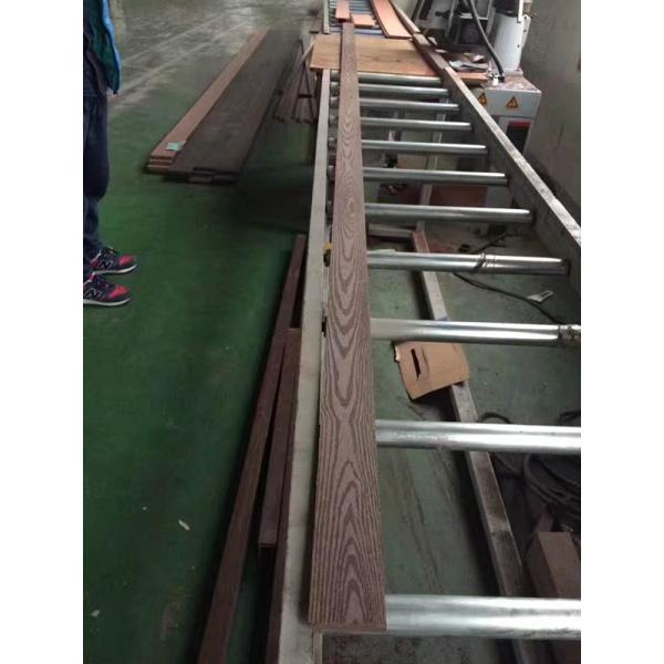 Plastic Profile WPC Extrusion Machine , PVC Wood Tile Die Extrusion Line