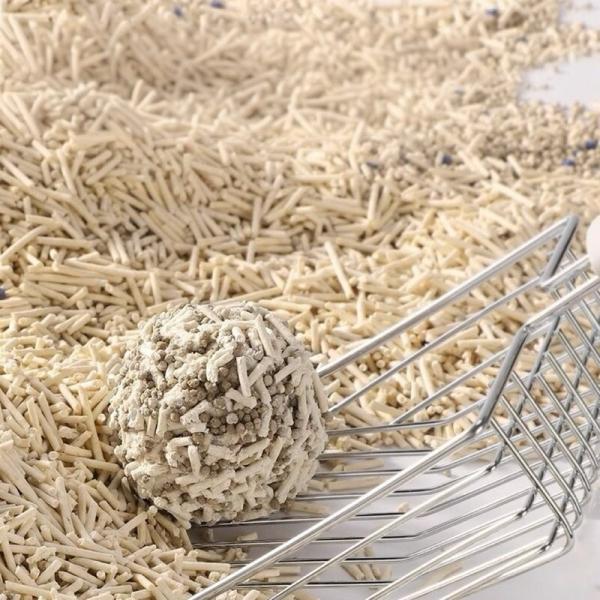 Déodorant organique OEM Tofu et Bentonite mélangés Litter de chat avec multi-odeur