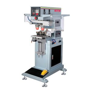 Two Color Pad Printing Machine Semi Automatic Pad Printing Machine For Helmet And Golf Ball