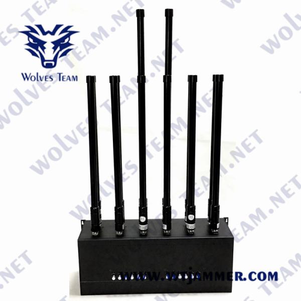 GSM DCS 3G 4G Lojack Mobile Signal Blocker 60W WIFI GPS RF Jammer