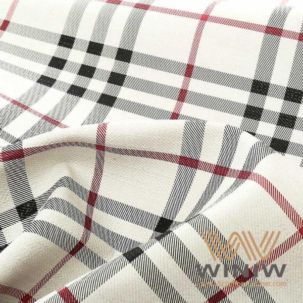 Regular Textured Faux Leather Fabric Synthetic PU Leather For Belt Bags