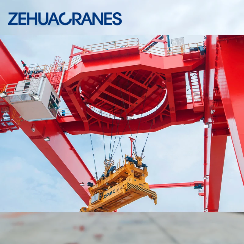 Heavy Duty RMG Rail Mounted Gantry Crane 30T / 40T / 50T / 60T Intelligent