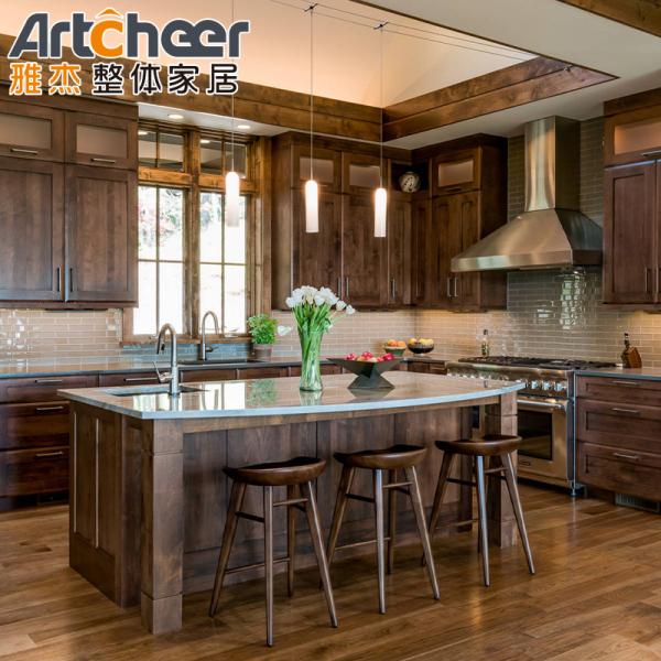 Modern Stylish Antique Wooden Kitchen Cabinet Shaker Design for Traditional Kitchens