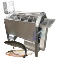 Máquina rotativa de escamação de peixe de tambor 2200W 500-600kg/h Para restaurantes