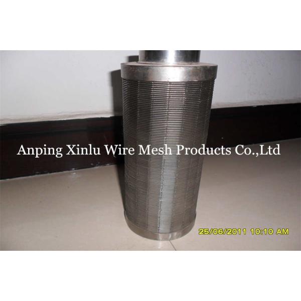 250 Micron Stainless Steel Industrial Water Filter Tube Electrolytic Polishing