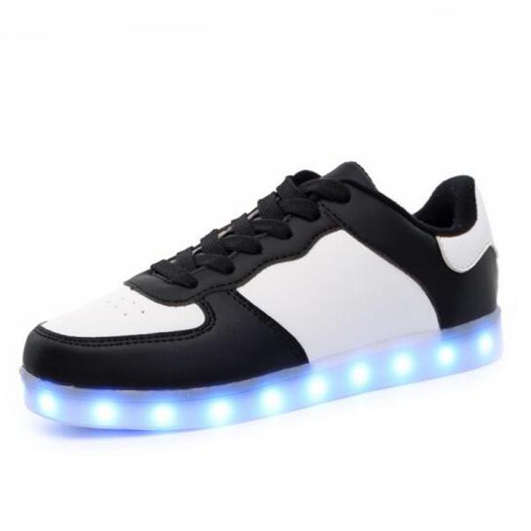 Android Phone App Control White Light Up Shoes , Teenager Tennis Shoes With Lights