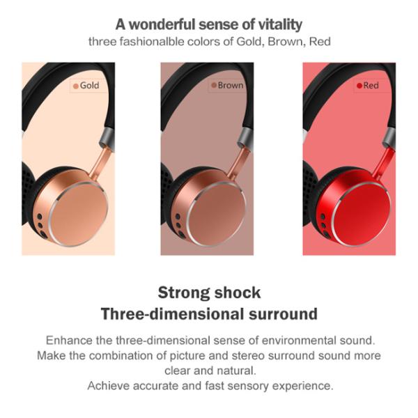 ODM Lose Noise Over Ear Gaming Headphones 20Hz Wireless Headsets