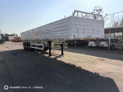 Customized Extendable Hydraulic 2/3/4 Axle Sidewall Semi-Trailer 60 Tons