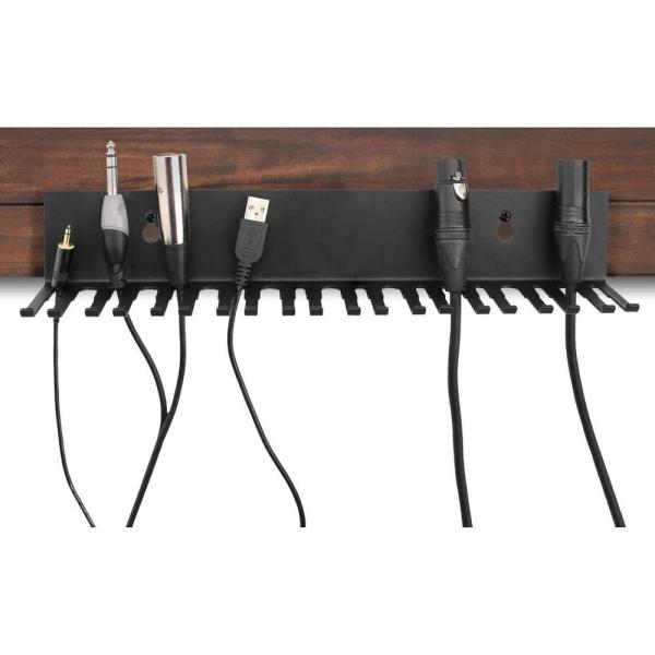 Teniente de cable de parche modular montado en la pared con ranuras de 20 pulgadas