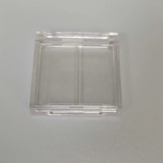 JL-EC208 Square 2 Pans 2 Colors Empty Eyeshadow Case Custom