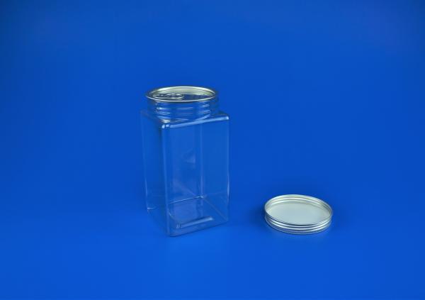 Durable Airtight Kitchen Canisters , Easy Opening Plastic Jars With Lids For Food