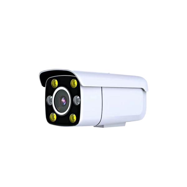 H.265 Indoor Double Light Source Night Vision Bullet Camera with Memory Card Storage