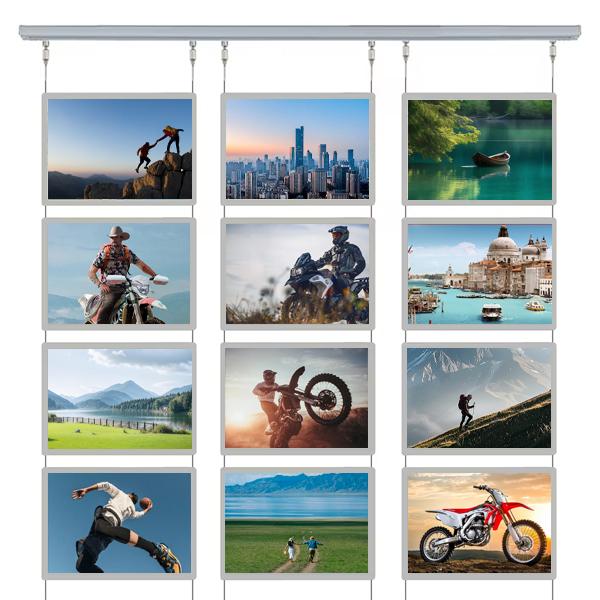 A1 A4 黒紙 広告 ライトボックス 印刷 ライトボックス ディスプレイ A4 Light Box For Business