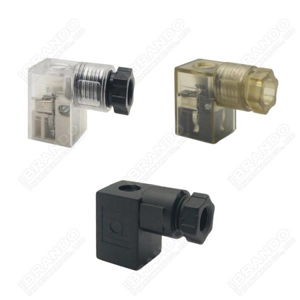 DIN43650A Solenoid Valve Coil Connector Transparent DIN 43650 Form A