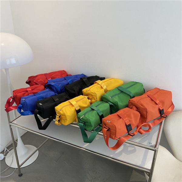 Sports Gym Bag Waterproof Toast Bag Large Capacity Casual Red Oxford Cloth Single Shoulder Messenger Duffel Bag Travel