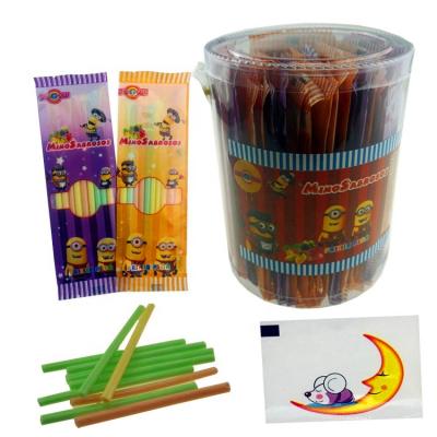 Supermarket CC Stick Candy 20 G Rainbow Sour Powder With Tattoo Paper
