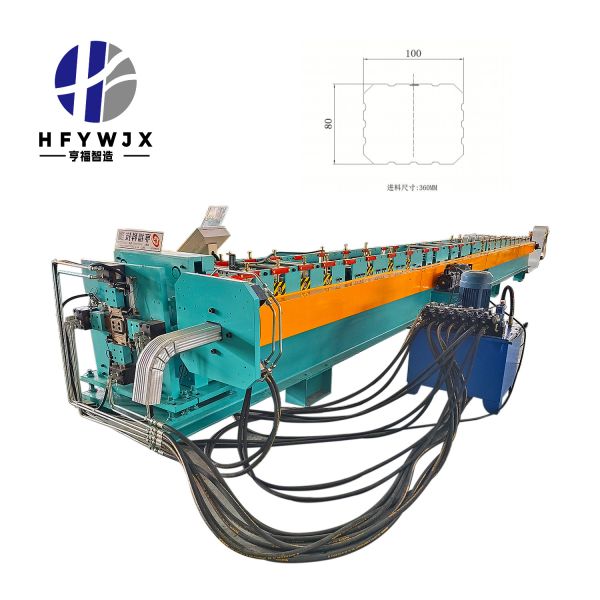 5.5kw 16row Downpipe Forming Machine High Output Gutter Making Machine
