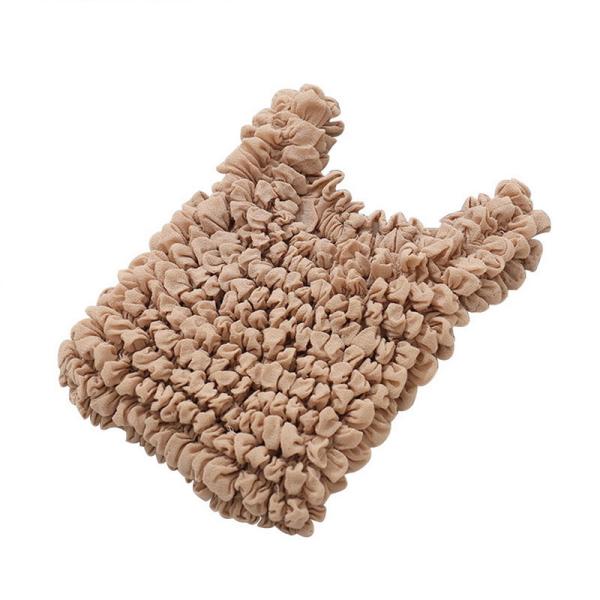 Magic Expansion Fold Pleated Flexible Stretch Mini Bag Large Capacity Bubble Elastic Paddy Portable Shopping Handbag Tote