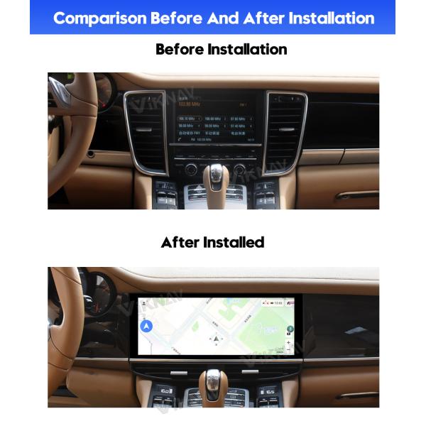 Викнав Авторадио Для Porsche Panamera ((2010-2016) 12,3 дюйма Синий световой экран Мультимедийный проигрыватель GPS Навигация DVD Авто