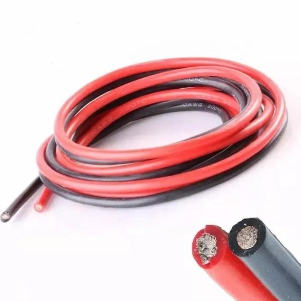 High Temperature 300 C Ultra Flexible Soft Silicon Rubber Jacketed Stranded Copper Wire for Heavy Duty Industrial Applications