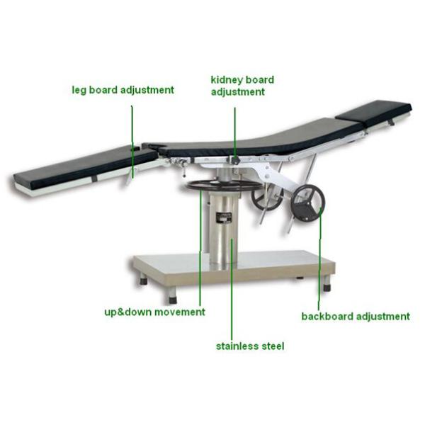 Manual Surgery Table Stainless Steel OT Bed For Operating Room Tables ALS-OT007m-1