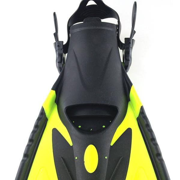 Aletas 100% de nadada del cortocircuito del material del silicón con Sun y resistencia del cloro