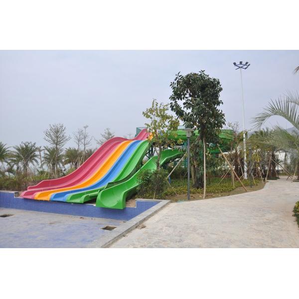 Medium Outdoor Commercial Water Slide Combination for Adults and Kids