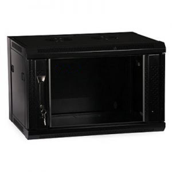 Cold Rolled Steel 12U Data Cabinet 630*570*450mm For 19 Standard Network Equipment