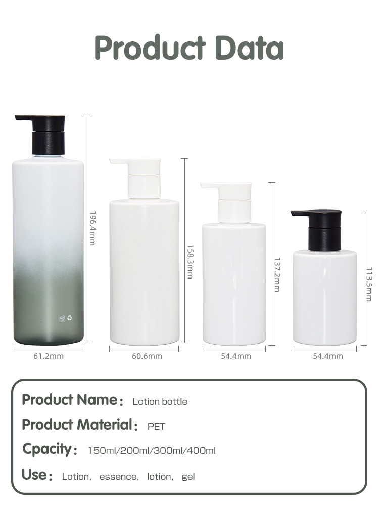 Бутылка лосьона насоса пустого ЛЮБИМЦА Lockable плоская для Creams тело Wash150ml 200ml сока руки