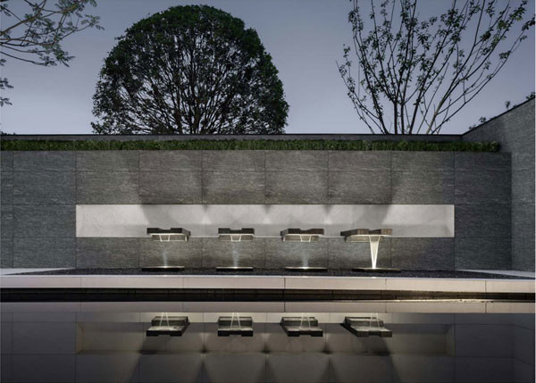 Carrelage extérieur en porcelaine 60x120cm Gris Flammé Neige de Nuit