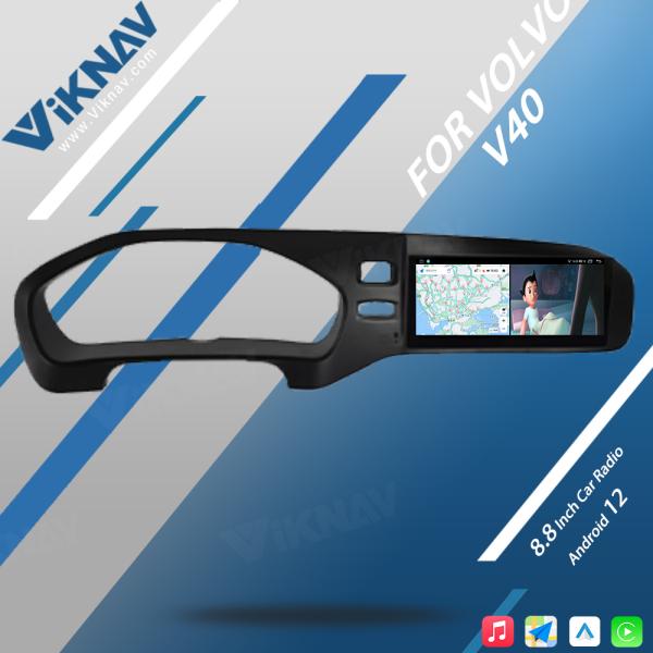 Viknav LHD LCD V40 Volvo Сенсорный экран 2011-2019 GPS навигация 1920x1200