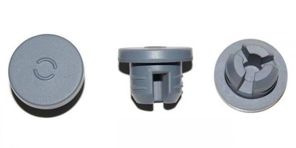 20mm Grey Bromobutyl Rubber Stopper Medical Rubber Stopper For Injection Vial