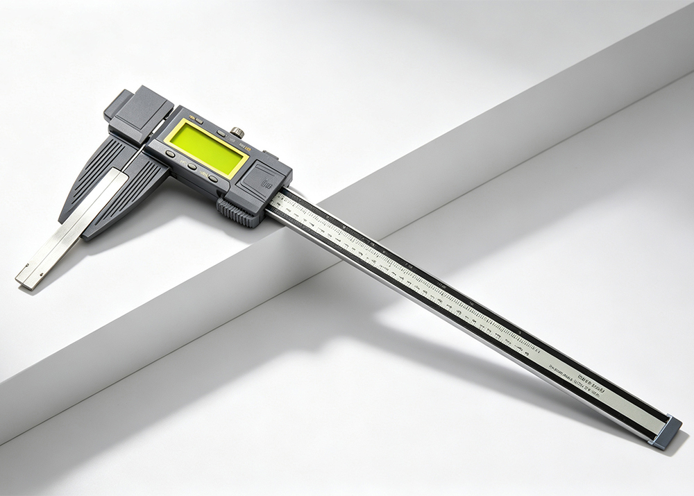 Heavy Duty 0-600mm/0-24″ Carbon Fiber Digital Caliper IP65 Dustproof Waterproof Industrial Measuring Instrument