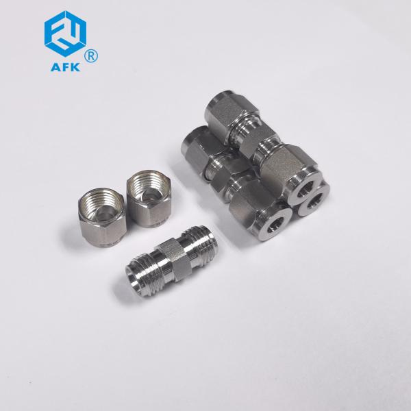 Conexões de compressão de aço inoxidável 1/2 12 mm 316 Conector forjado para tubulação